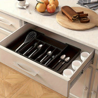 FLEXITRAY – Expandable Utensil Organizer for Kitchen Drawers