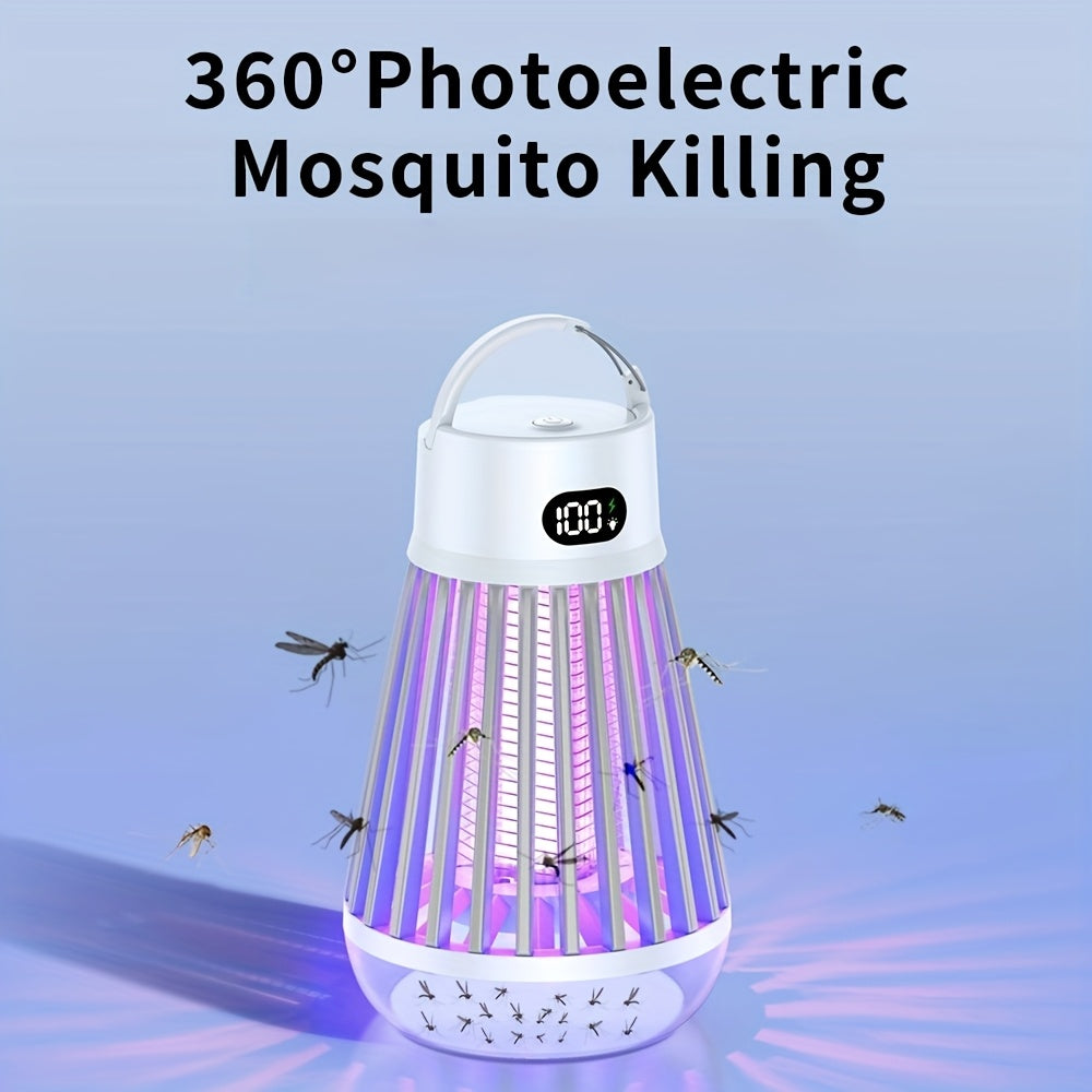 ZAPFLOW – Cordless Mosquito Zapper with Hanging Hook Design