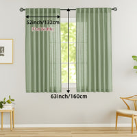 LINVIA – Flax Linen Sheer Curtains for Soft Light Filtering and Privacy Drapery