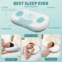 RELAXLUXE – Cooling Cervical Pillow for Comfortable Night Rest