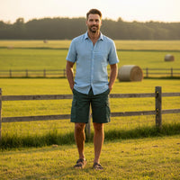 RUGGAREX – Pantaloncini Cargo da Uomo Leggeri con Tasche Multiple Casual