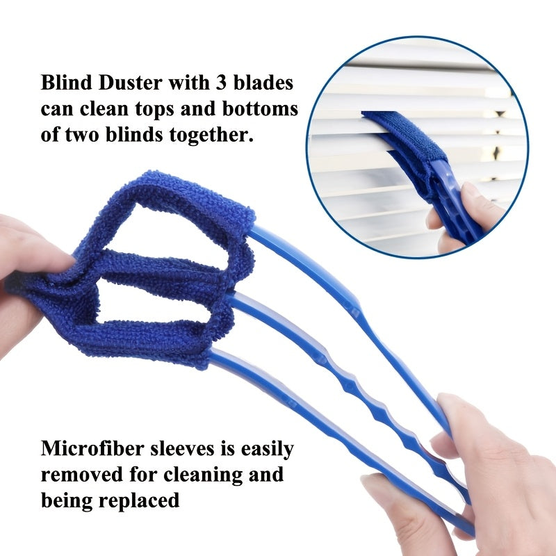 DUSTORA – Reusable Window & Blinds Cleaning Brush with Detachable Head