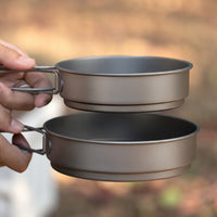 HIKENEST – Rustproof Stainless Steel Cookware for Hiking & Picnics