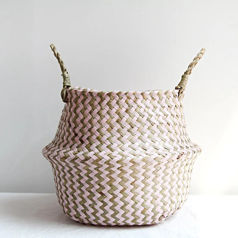 NATURWEAVE – Wicker Storage Basket Boho Organizer