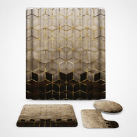 MARBLIS – Marble Print Shower Curtain for Elevated Bath Styling