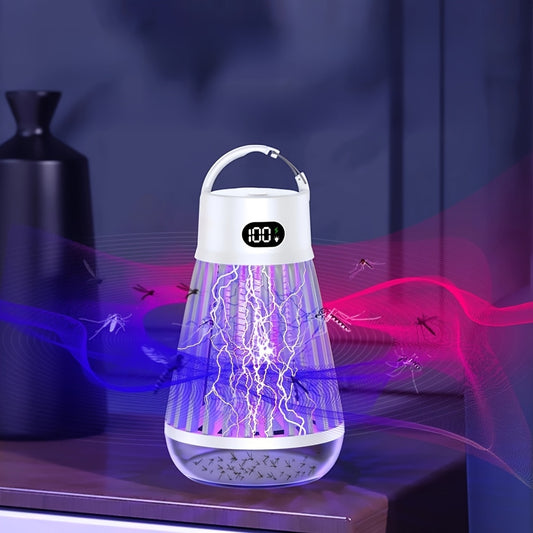 ZAPFLOW – Cordless Mosquito Zapper with Hanging Hook Design