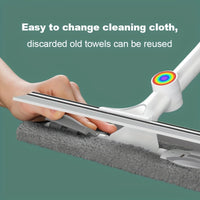 AQUASWIPE – 360° Rotating Glass Squeegee with Long Handle