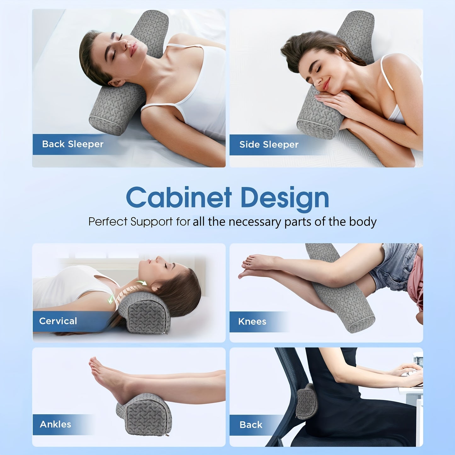 CERVIREST – Memory Foam Cervical Neck Pillow