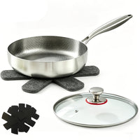 KITCHENLIVA – Durable Frying Pan for Induction & Gas Stoves
