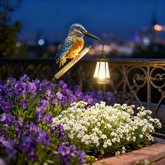 HUMMIGLOW – Solar Hummingbird Lantern Garden Hanging Light