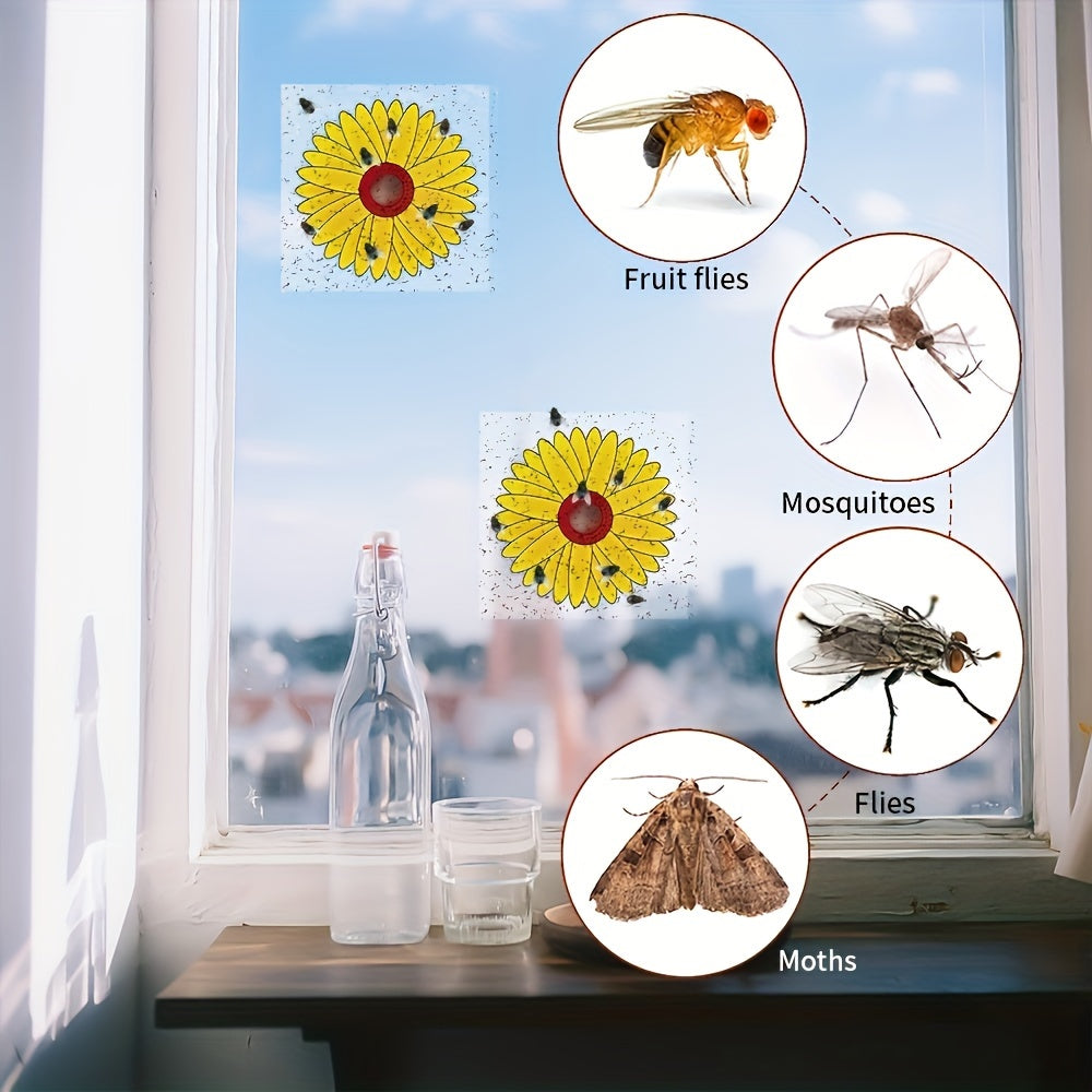 FLYFLOW – Sticky Window Insect Traps for Kitchens & Plants