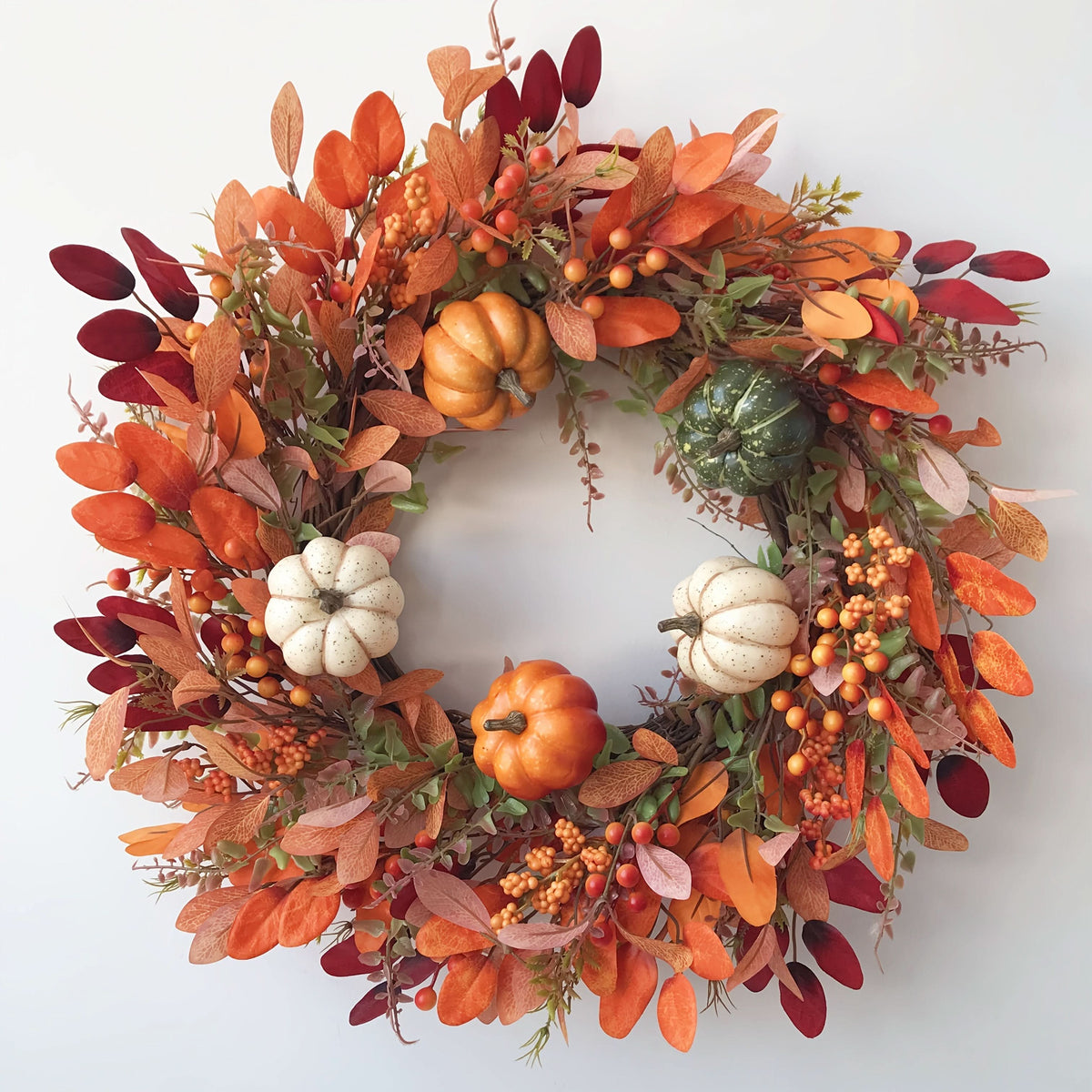 FALLBELLE – Pumpkin Wreath for Graceful Seasonal Charm