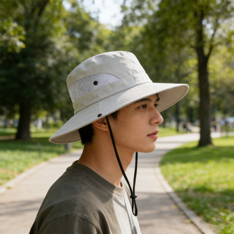 SHADETREK – Wide Brim Outdoor Hat Breathable Mesh Design