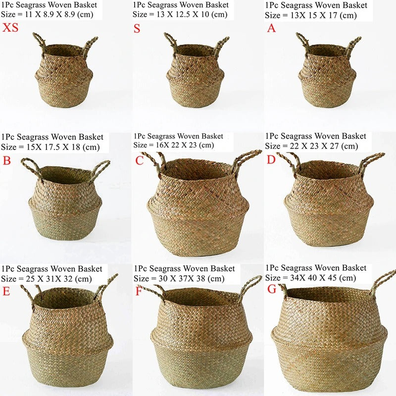 EARTHWEAVE – Seagrass Woven Storage Basket