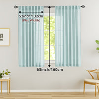 LINVIA – Flax Linen Sheer Curtains for Soft Light Filtering and Privacy Drapery