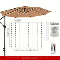 LUMIBRITE – Cordless Patio Umbrella Light with Remote Control