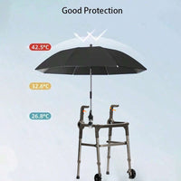 SHADEFLOW – Portable Beach Chair Umbrella with 360° Adjustable Rotation