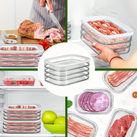 STACKNEST – Stackable Food Storage Containers for Refrigerator and Freezer Organization