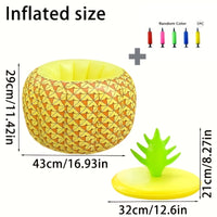 TROPICHILL – Inflatable Pineapple Ice Bucket for Outdoor Beverage Cooling and Summer Parties