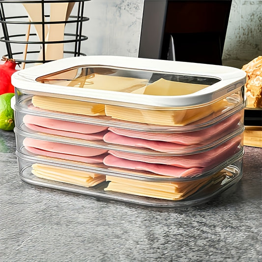 STACKNEST – Stackable Food Storage Containers for Refrigerator and Freezer Organization