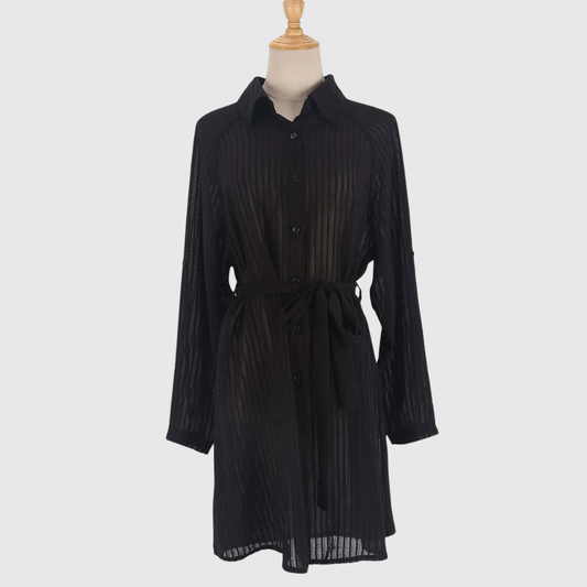 SEABLOOM – Elegant Beach Shirt Cover Up