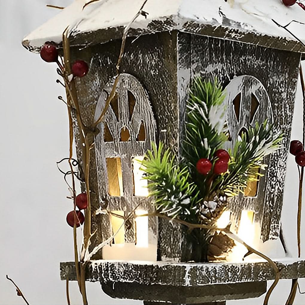 WINTERCOTTAGE – Nordic Street Lamp for Charming Holiday Glow