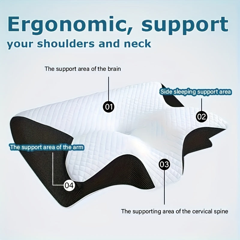 NECKEASE PRO – Contoured Memory Foam Neck Pillow