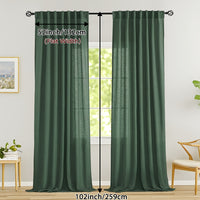 LINVIA – Flax Linen Sheer Curtains for Soft Light Filtering and Privacy Drapery