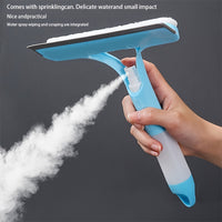 GLASSMATE – 3-in-1 Window & Mirror Scraper with Removable Microfiber Cloth