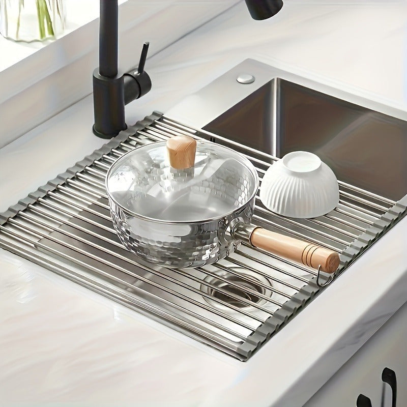 ROLLSINK – Stendibiancheria in acciaio inox arrotolabile