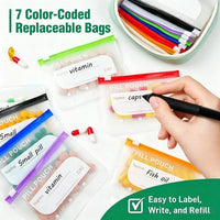 MEDVOY – Travel Pill Organizer Bag Set for Easy On-the-Go Organization