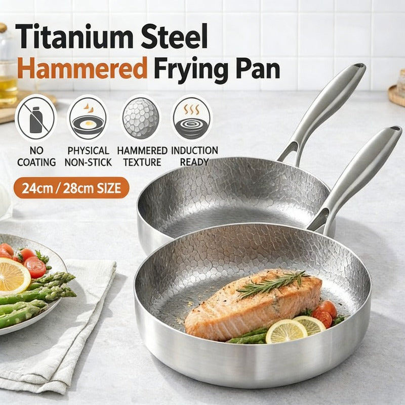 KITCHENLIVA – Durable Frying Pan for Induction & Gas Stoves