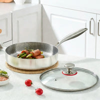 KITCHENLIVA – Durable Frying Pan for Induction & Gas Stoves