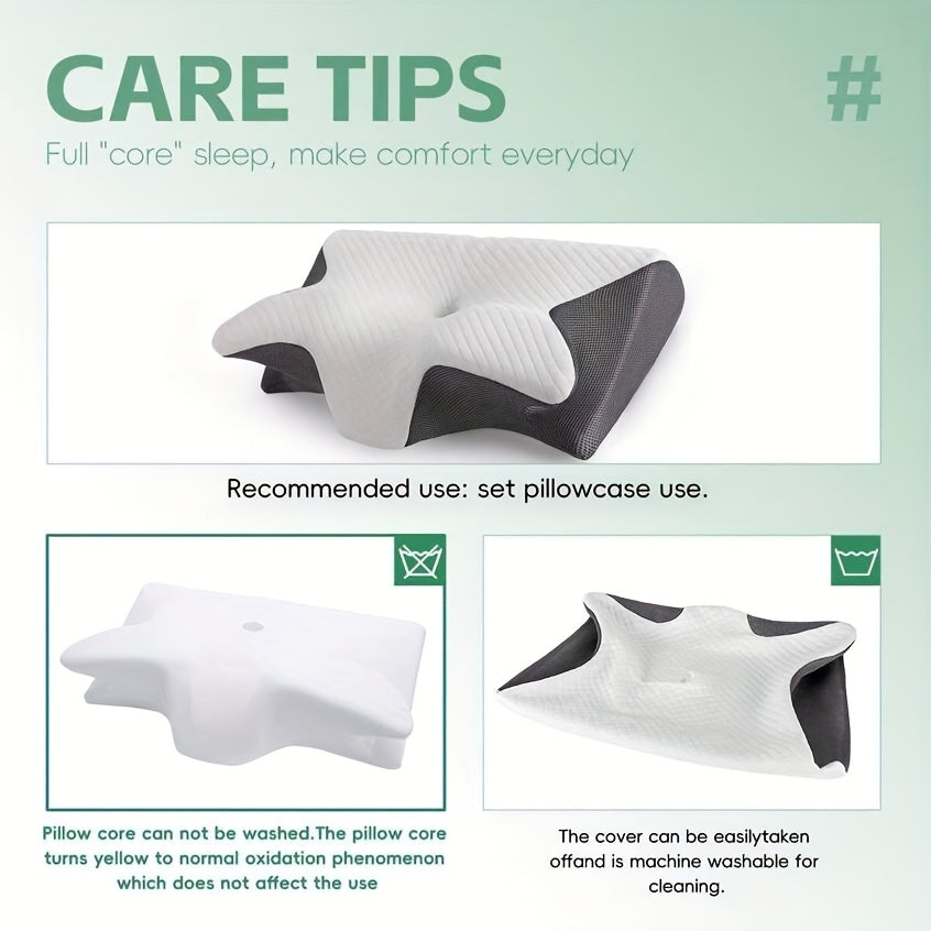 NECKEASE PRO – Contoured Memory Foam Neck Pillow
