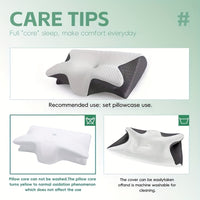 NECKEASE PRO – Contoured Memory Foam Neck Pillow