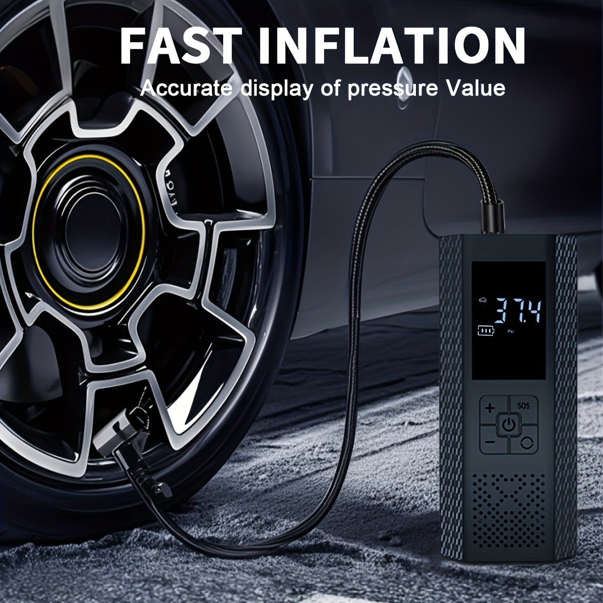 AEROFORCE – Portable Cordless Tire Inflator