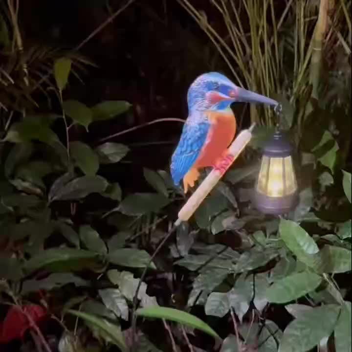 HUMMIGLOW – Solar Hummingbird Lantern Garden Hanging Light