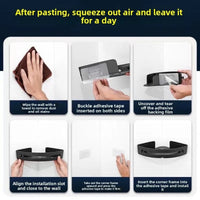 STORAVEX – No Drill Adhesive Shower Shelf Organizer
