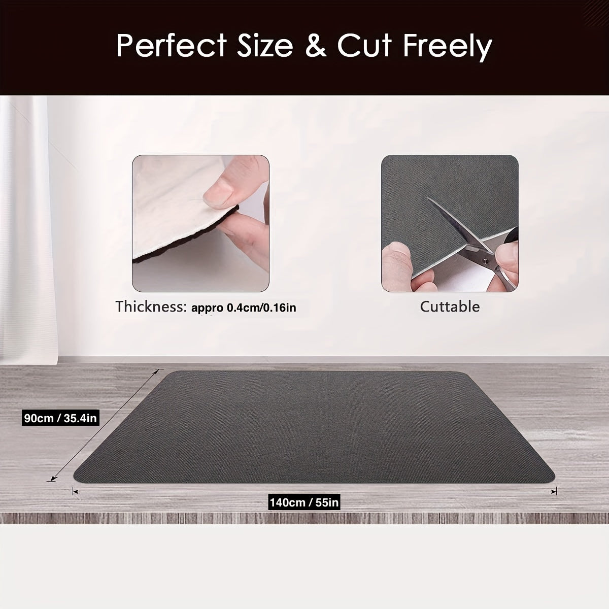 FLOORFLOW – Premium Chair Mat for Hardwood & Office Floors