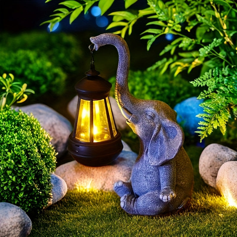 ELEGLOW – Solar Elephant Lantern Garden Light