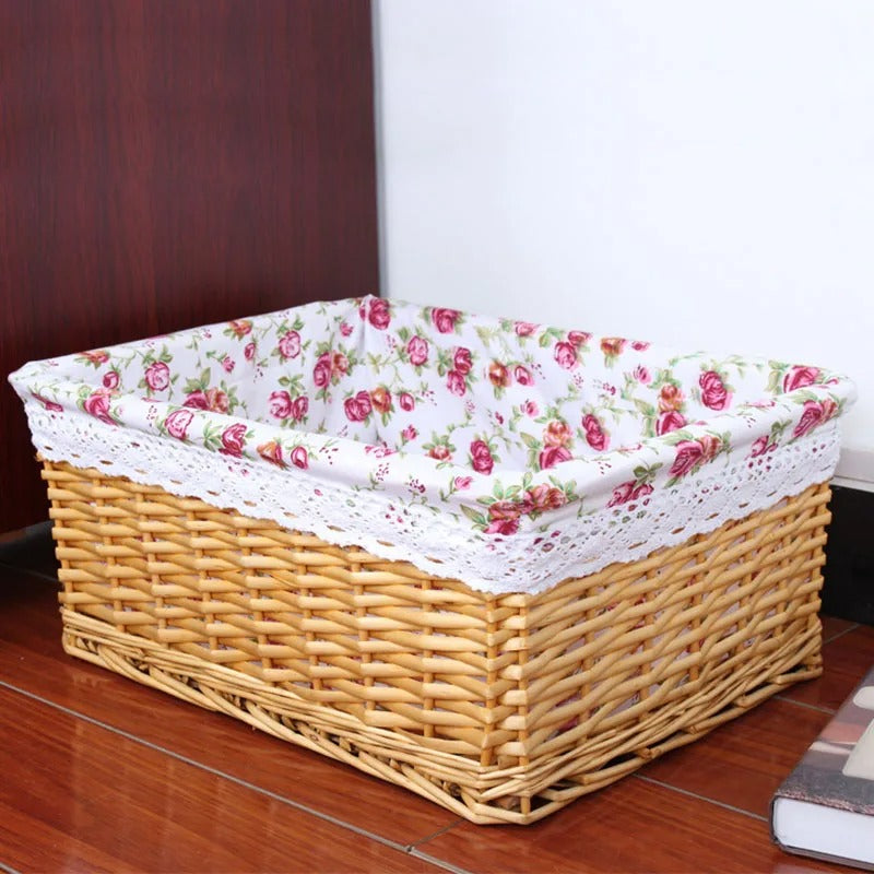 WILLOWCRAFT – Handmade Storage Basket Organizer