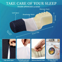 CERVIREST – Memory Foam Cervical Neck Pillow