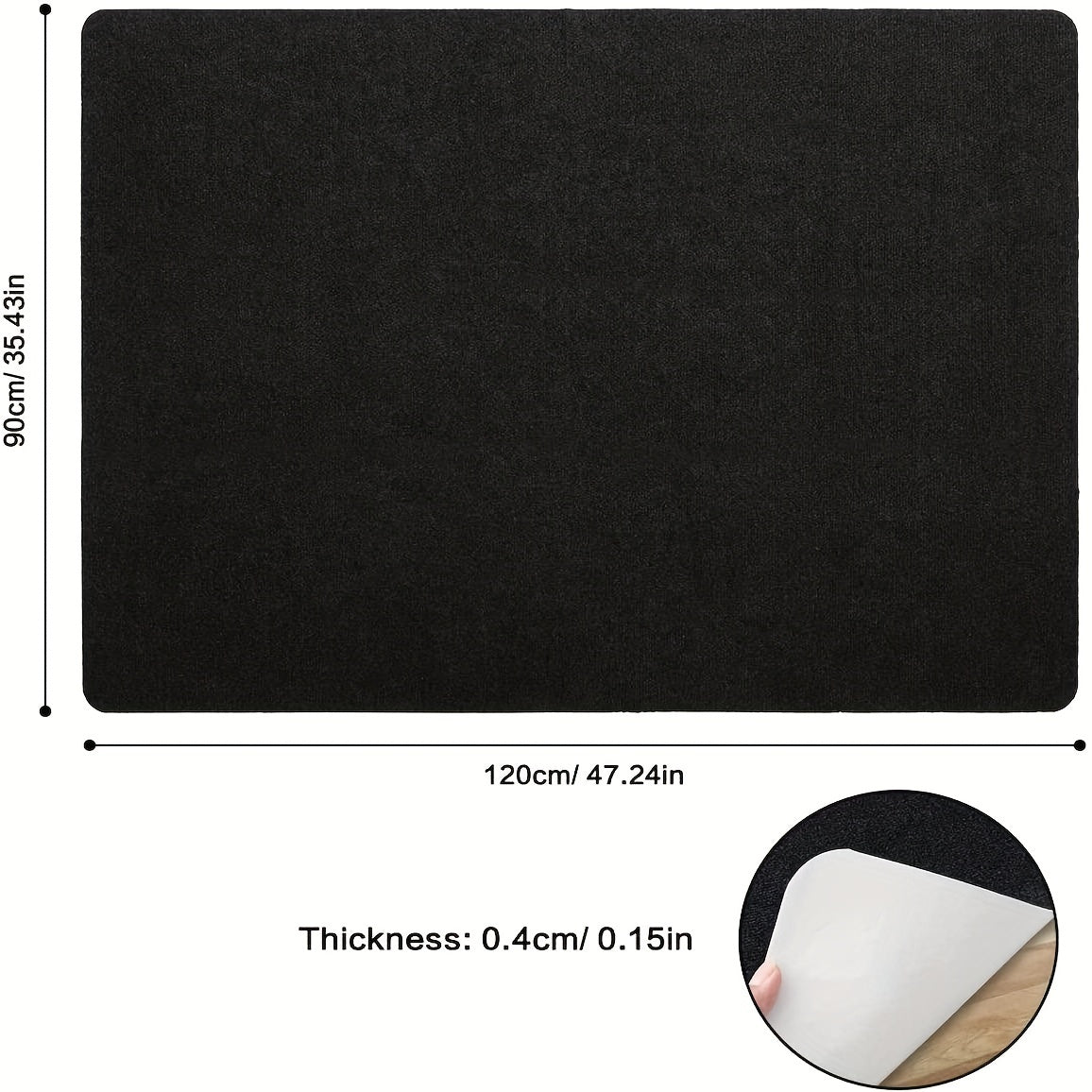 FLOORFLOW – Premium Chair Mat for Hardwood & Office Floors
