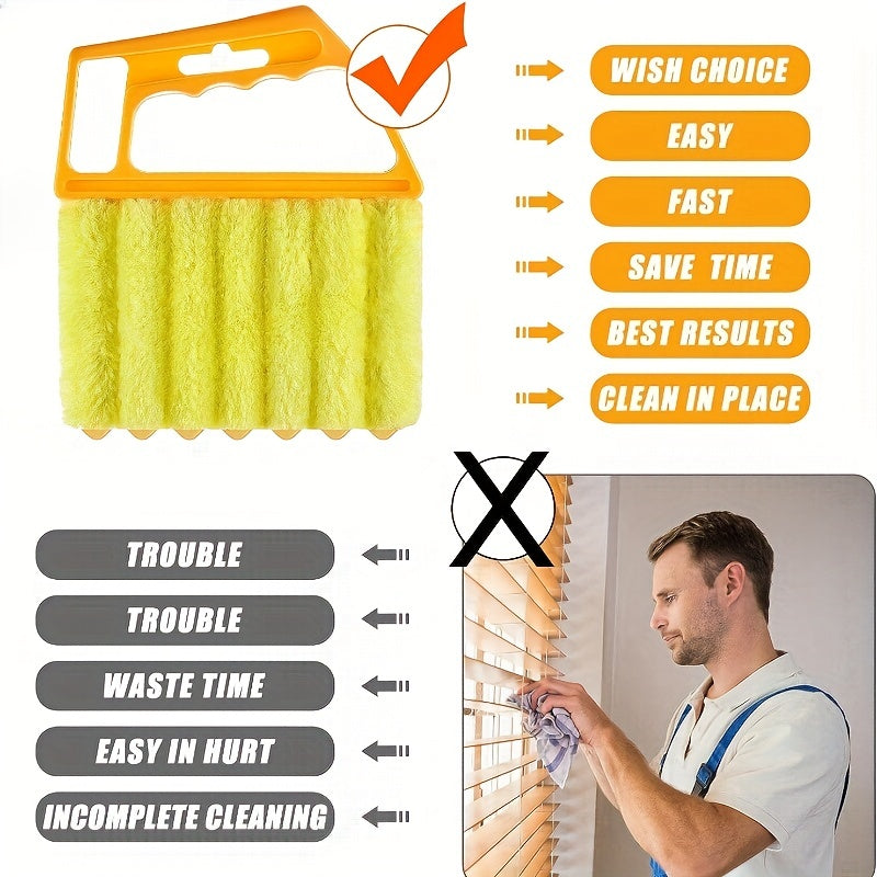 BLINDSWEEP – Washable Microfiber Window & Blinds Cleaning Brush