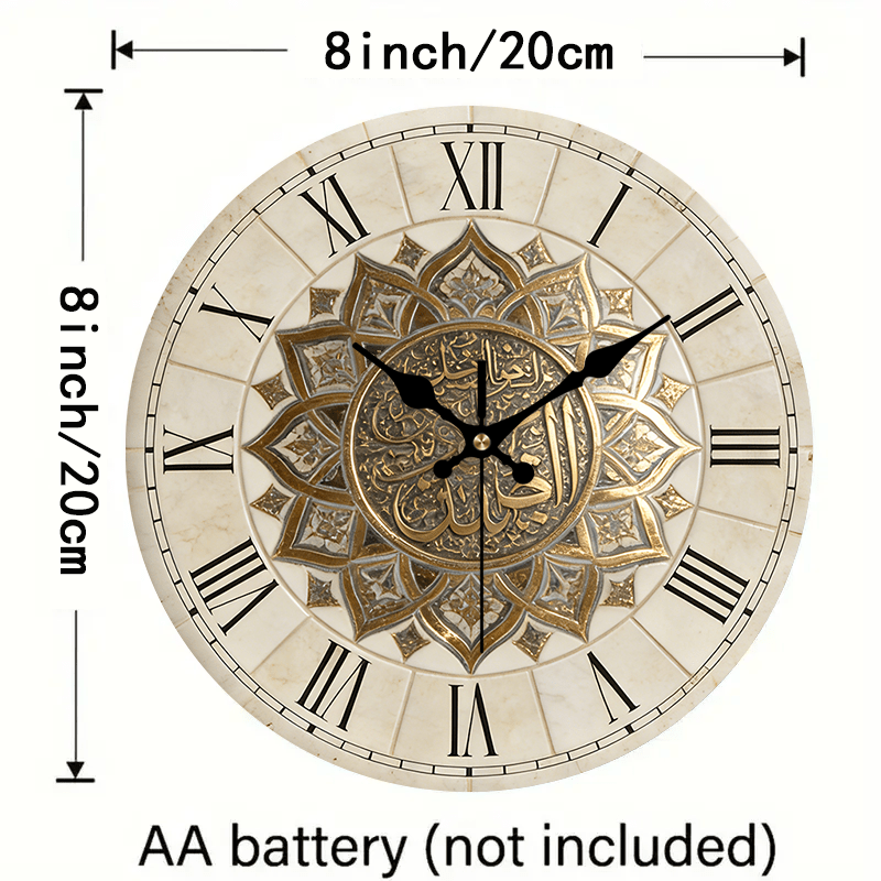 ROMEWICK Retro Roman Wooden Wall Clock