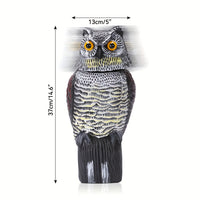 OWLLIVA – Fake Owl Decoy for Garden Bird Protection