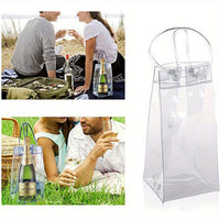 CHILLTOTE – Portable PVC Wine Cooler Bag for Elegant Beverage Carrying and Party Display
