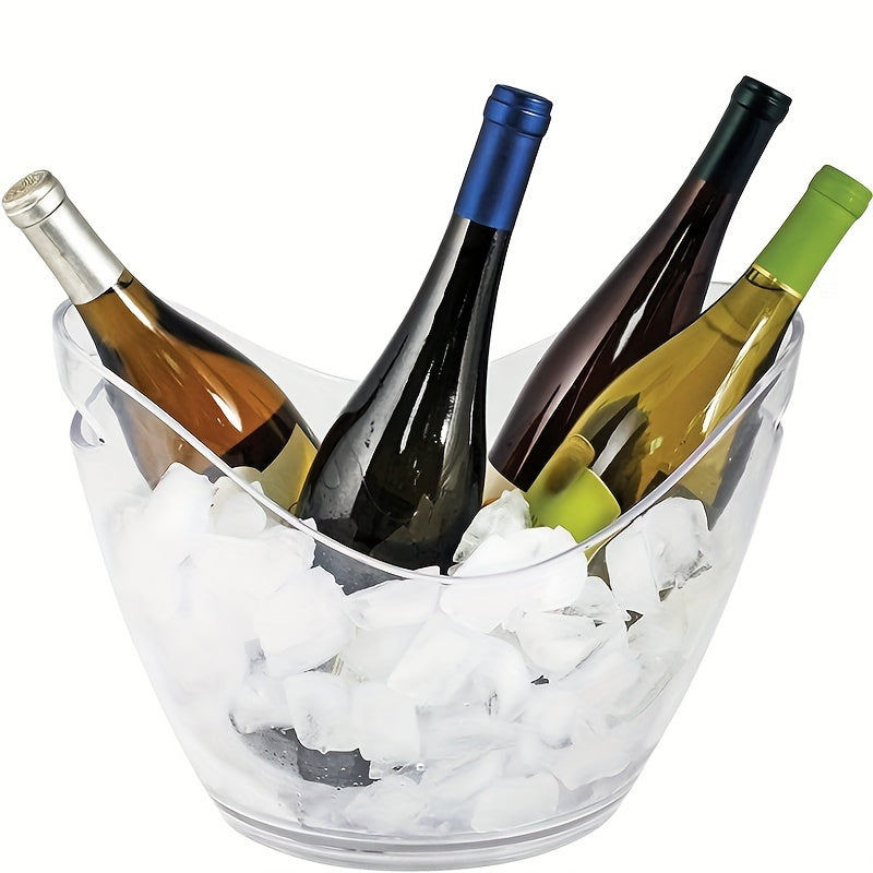 FROSTVAULT – Acrylic Ice Bucket for Stylish Beverage Cooling and Easy Party Serving