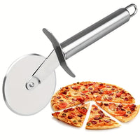 ROLLCUTA – Rustfrit Stål Pizzaskæreværktøj med Hjul