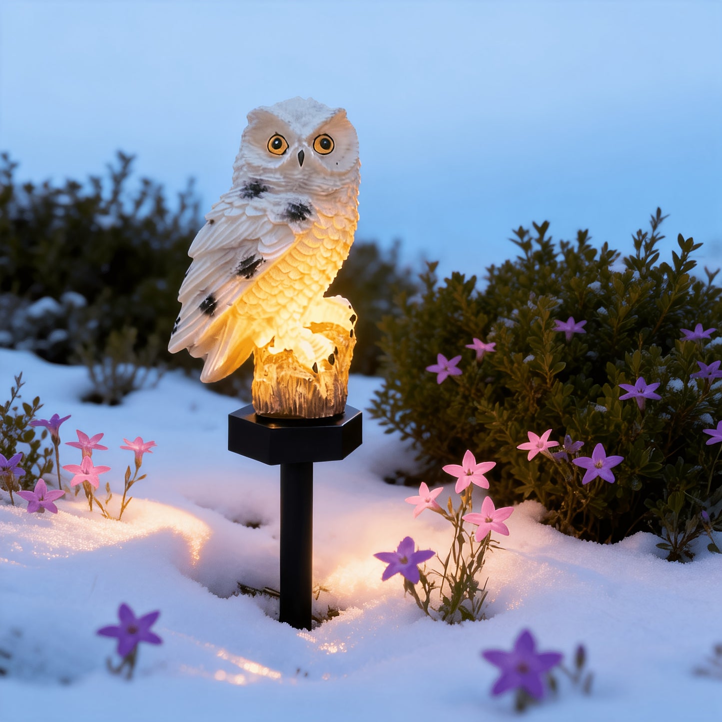OWLGLOW – Solar LED Owl Garden Statue Light